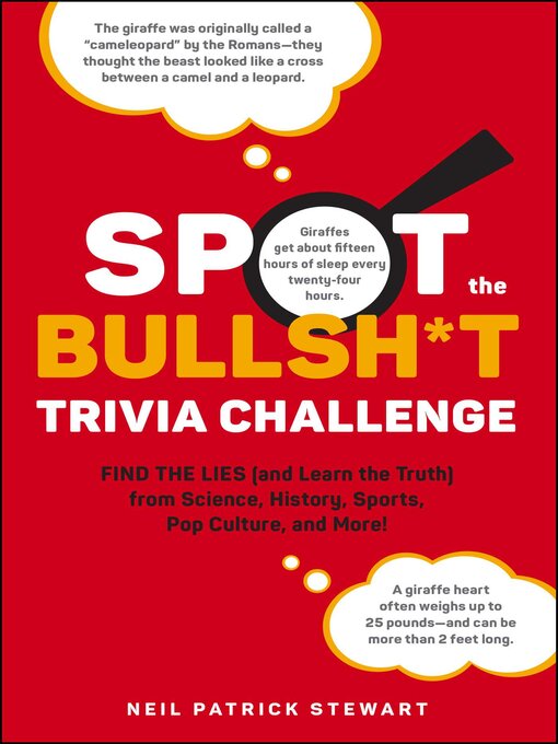Title details for Spot the Bullsh*t Trivia Challenge by Neil Patrick Stewart - Available